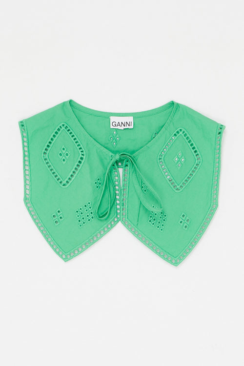 Collier Diamant Broderie Anglaise - Kelly Green