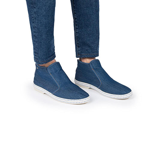 Zapatos Rivieras - Botas Classic Jean Azul Medio